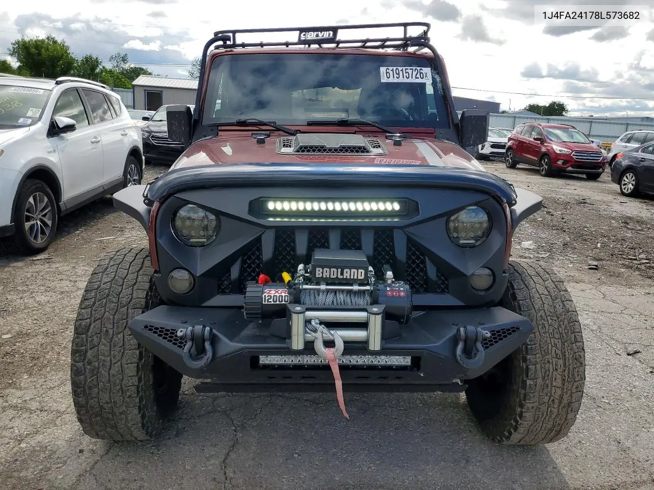 2008 Jeep Wrangler X VIN: 1J4FA24178L573682 Lot: 61915726