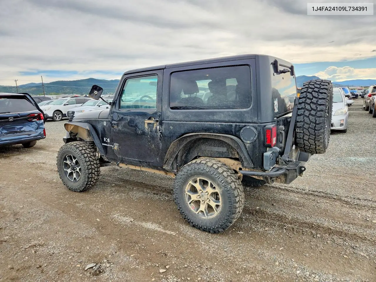 2009 Jeep Wrangler X VIN: 1J4FA24109L734391 Lot: 59016836