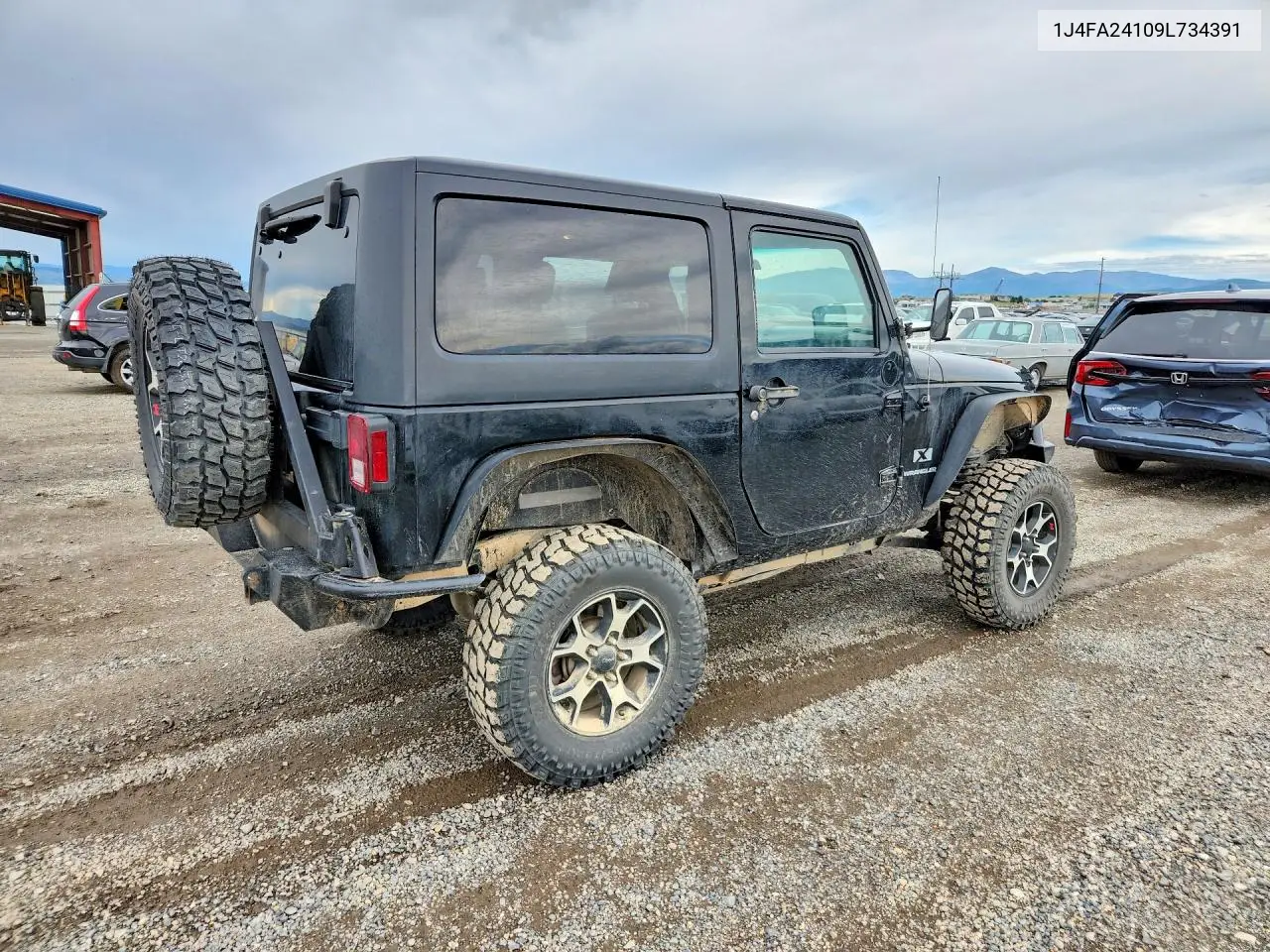 2009 Jeep Wrangler X VIN: 1J4FA24109L734391 Lot: 59016836