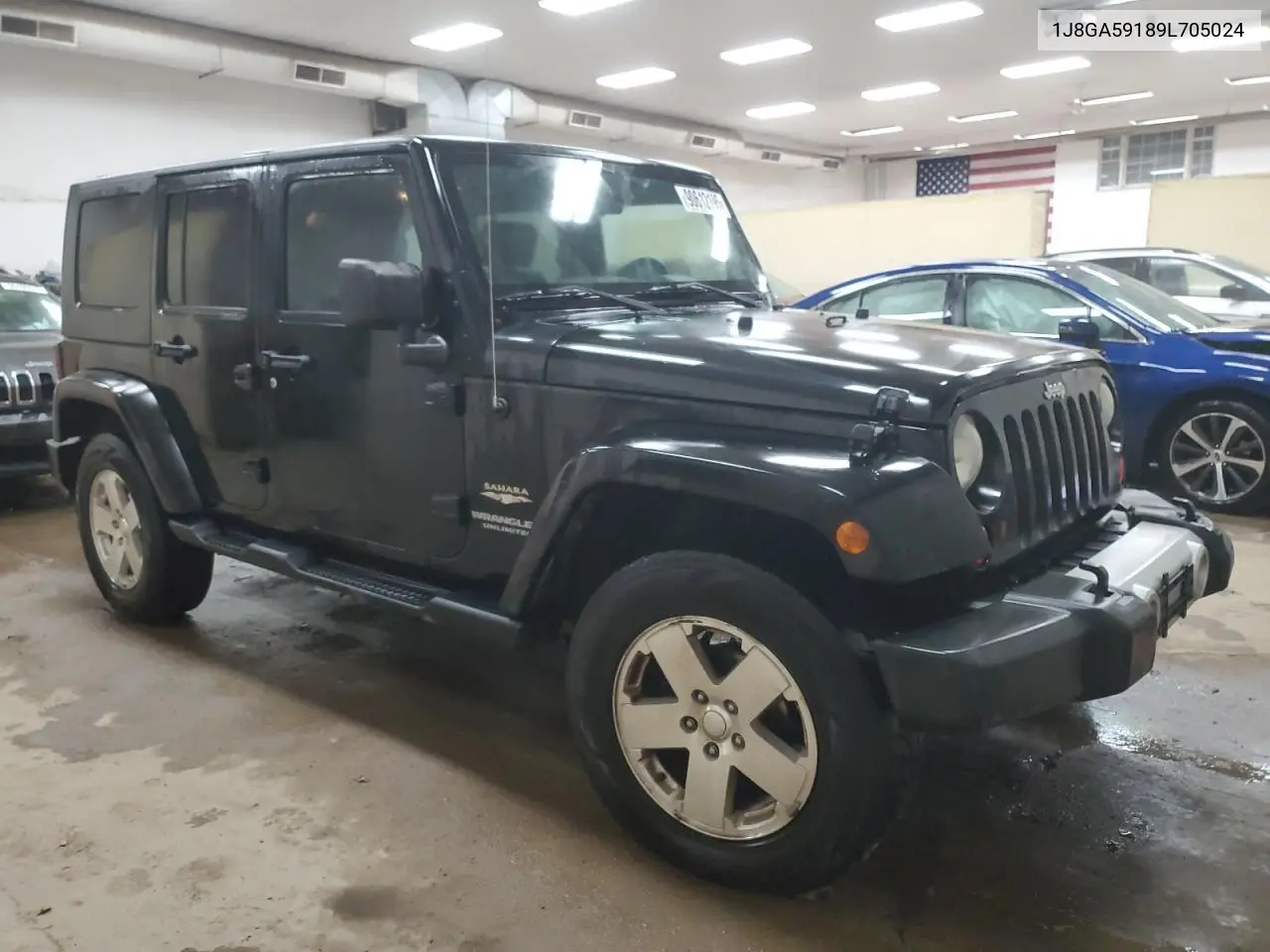 1J8GA59189L705024 2009 Jeep Wrangler Unlimited Sahara