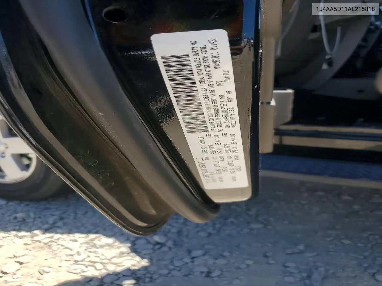2010 Jeep Wrangler Sahara VIN: 1J4AA5D11AL215818 Lot: 57606196