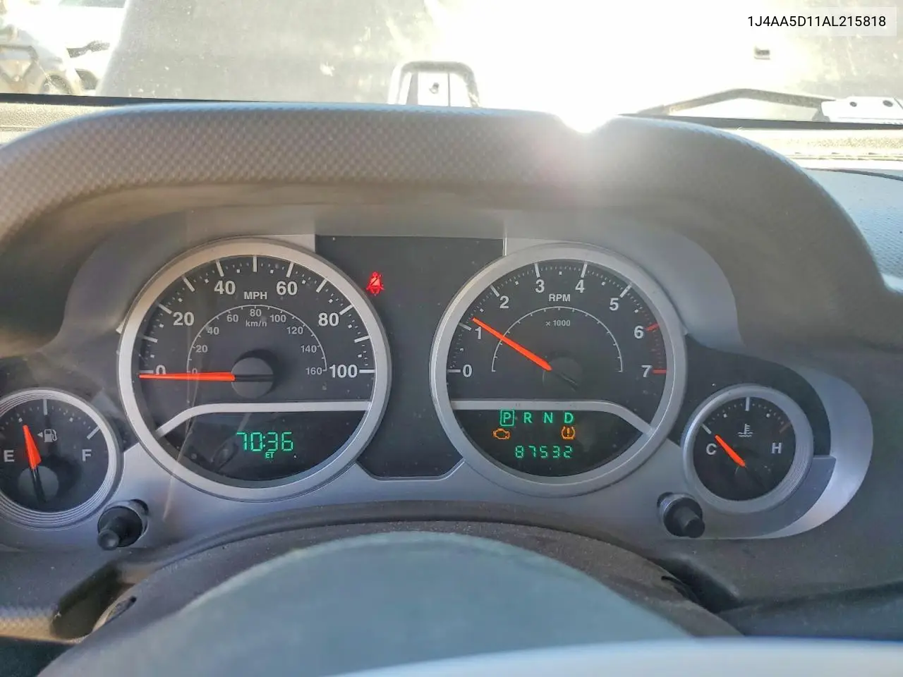 2010 Jeep Wrangler Sahara VIN: 1J4AA5D11AL215818 Lot: 57606196