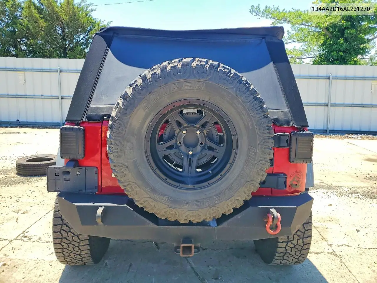2010 Jeep Wrangler Sport VIN: 1J4AA2D16AL231270 Lot: 58071126