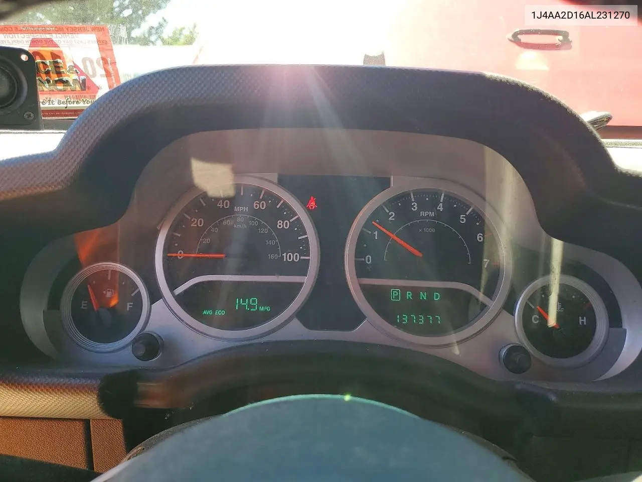 2010 Jeep Wrangler Sport VIN: 1J4AA2D16AL231270 Lot: 58071126