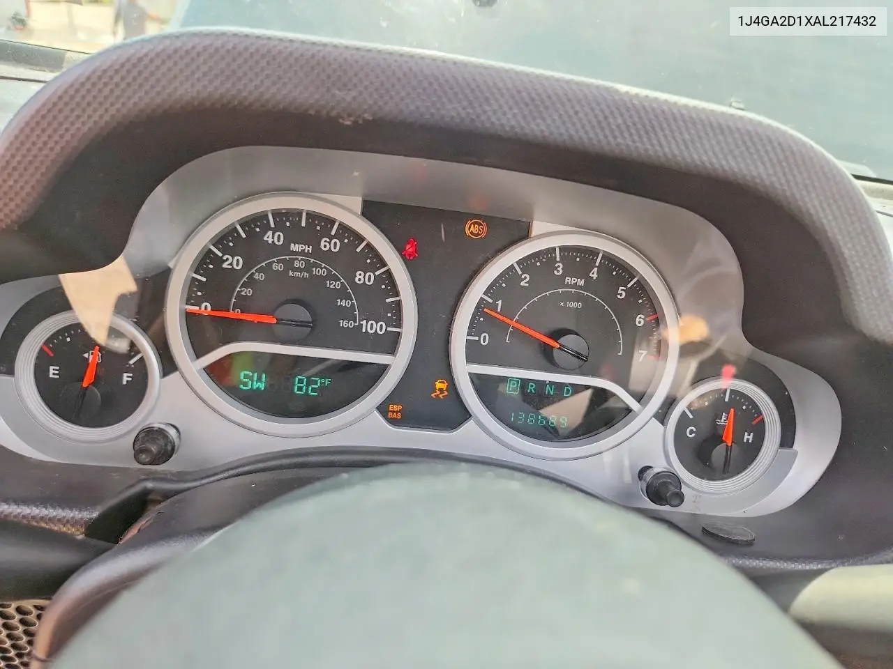2010 Jeep Wrangler Sport VIN: 1J4GA2D1XAL217432 Lot: 60832156