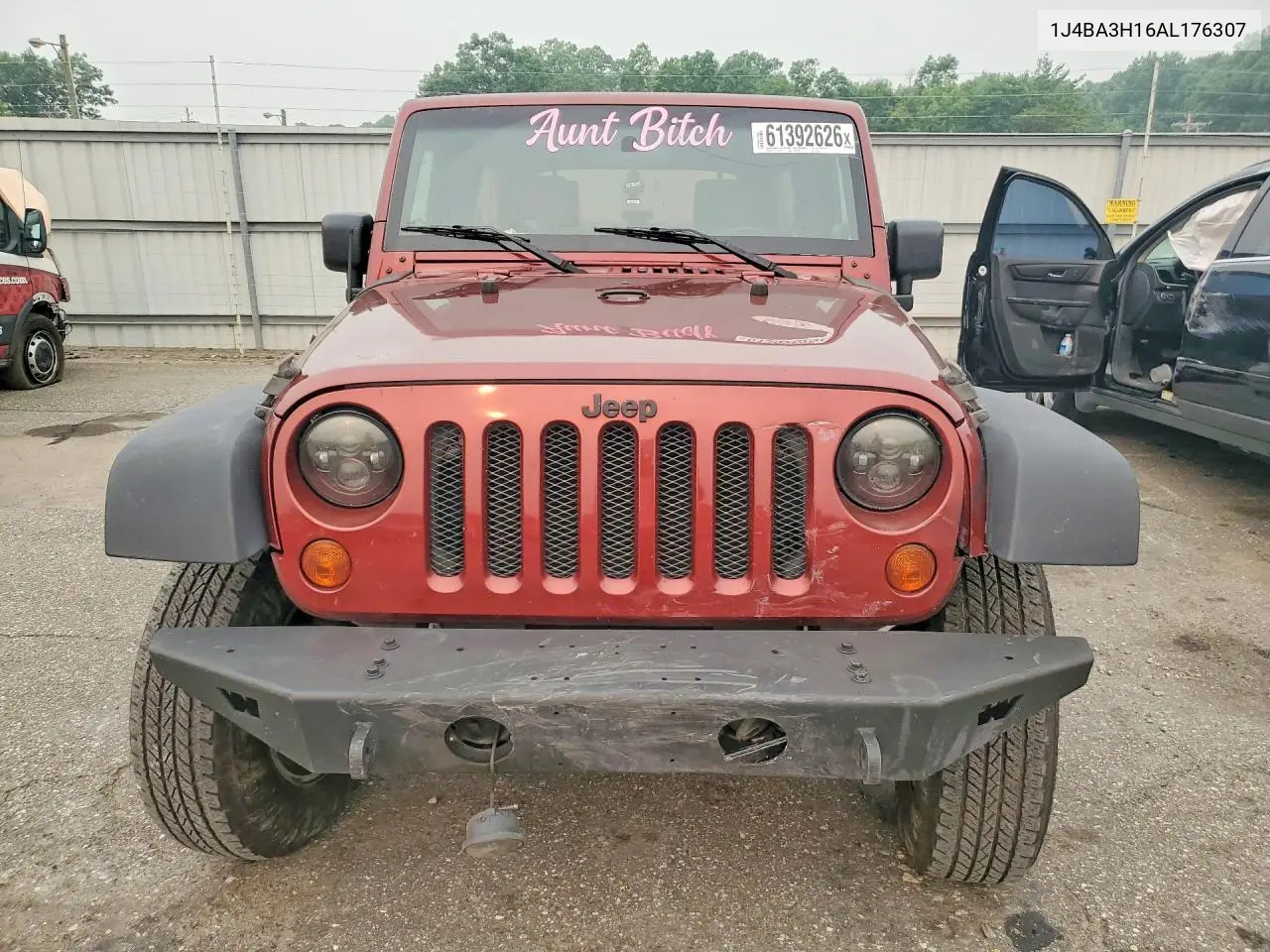 2010 Jeep Wrangler Unlimited Sport VIN: 1J4BA3H16AL176307 Lot: 61392626