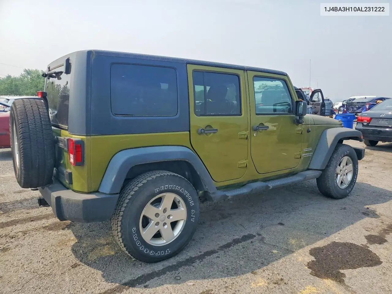 2010 Jeep Wrangler Unlimited Sport VIN: 1J4BA3H10AL231222 Lot: 61589886