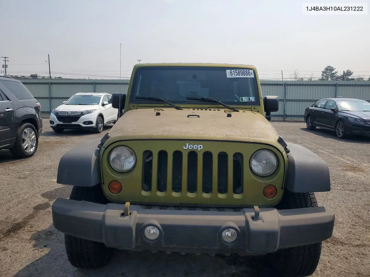 2010 Jeep Wrangler Unlimited Sport VIN: 1J4BA3H10AL231222 Lot: 61589886