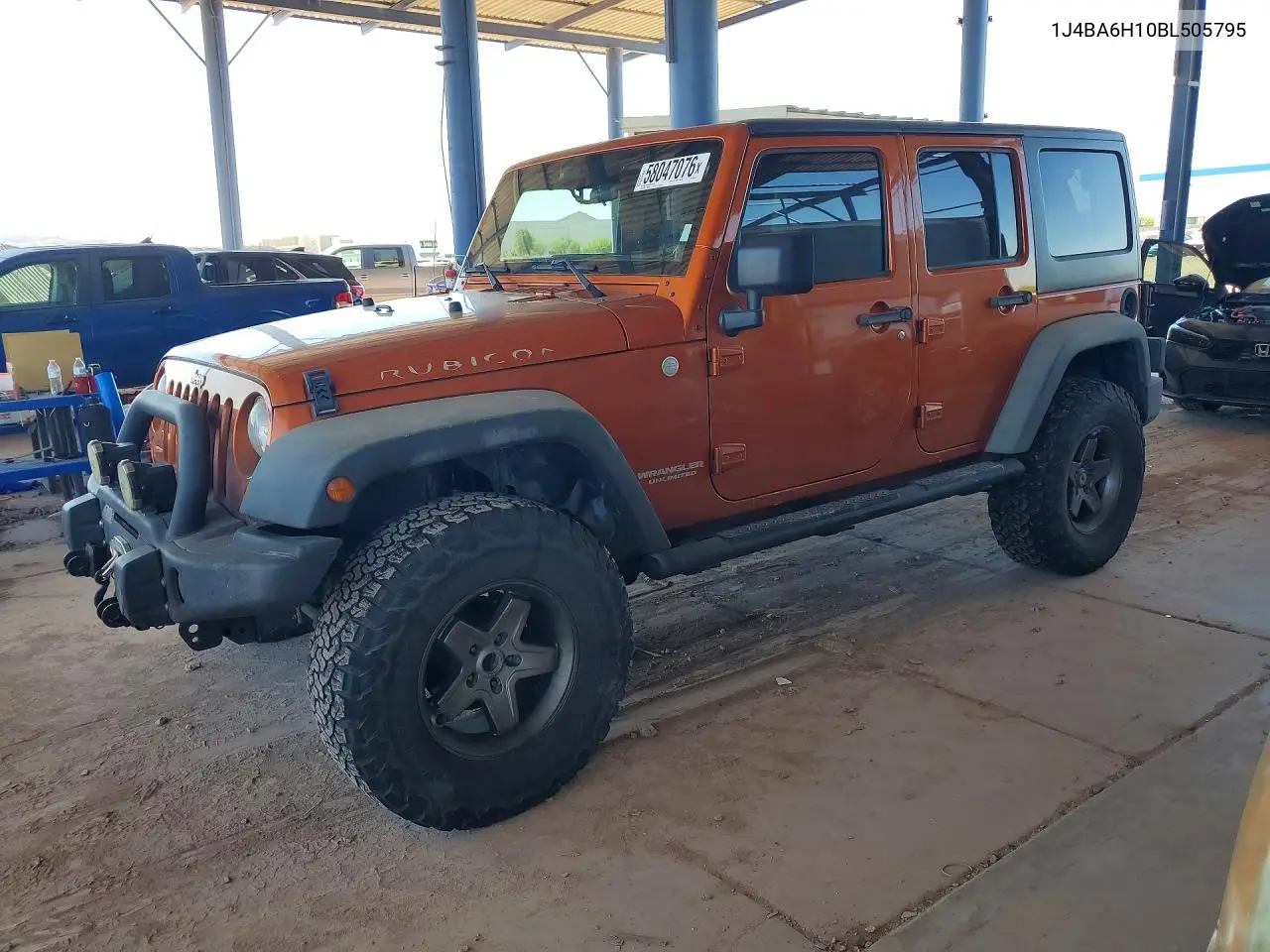 1J4BA6H10BL505795 2011 Jeep Wrangler Unlimited Rubicon