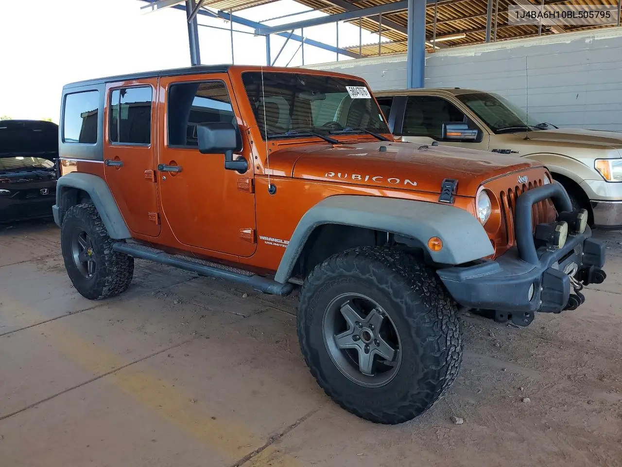 1J4BA6H10BL505795 2011 Jeep Wrangler Unlimited Rubicon