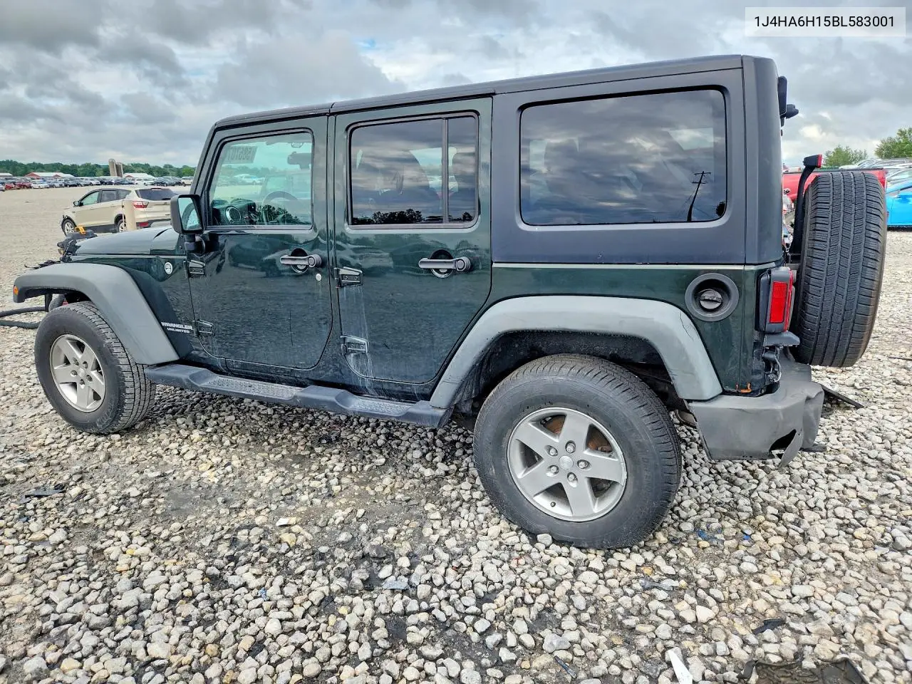 2011 Jeep Wrangler Unlimited Rubicon VIN: 1J4HA6H15BL583001 Lot: 58570746
