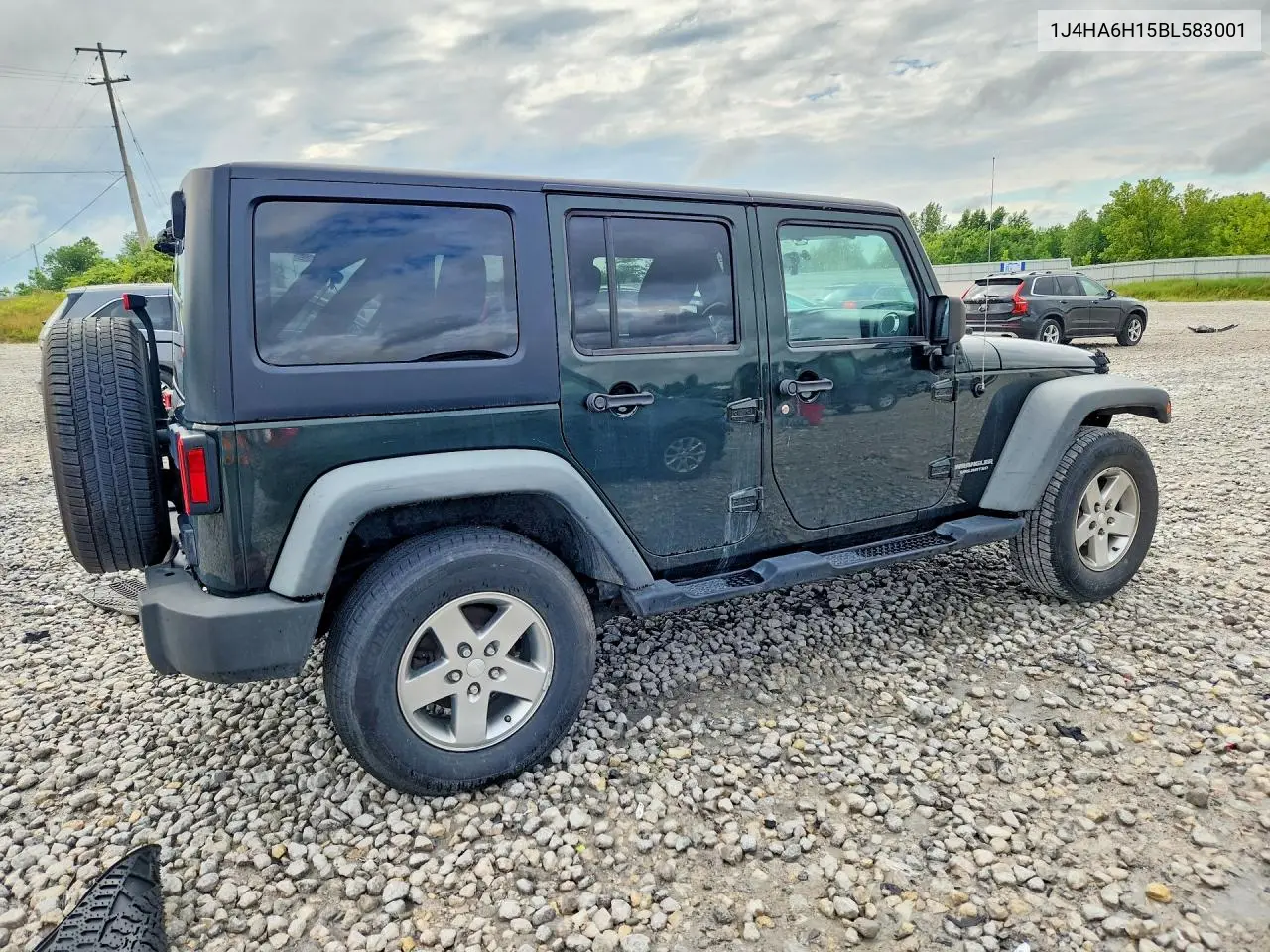 2011 Jeep Wrangler Unlimited Rubicon VIN: 1J4HA6H15BL583001 Lot: 58570746