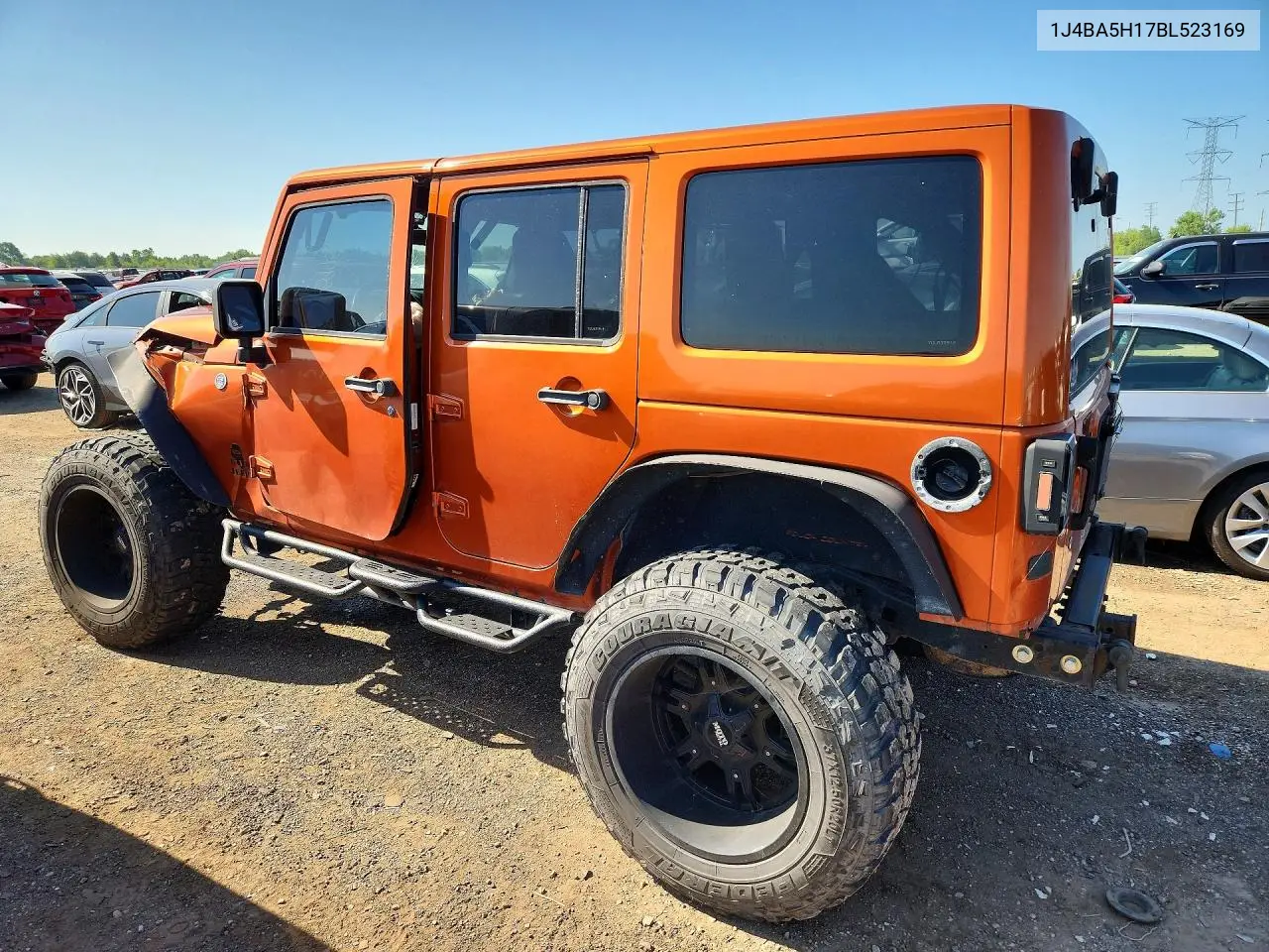 2011 Jeep Wrangler Unlimited Sahara VIN: 1J4BA5H17BL523169 Lot: 59956496