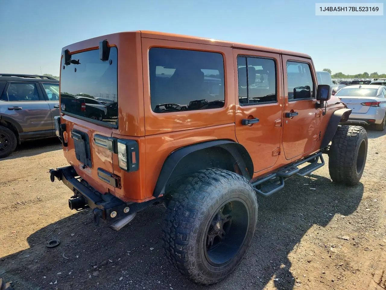 2011 Jeep Wrangler Unlimited Sahara VIN: 1J4BA5H17BL523169 Lot: 59956496