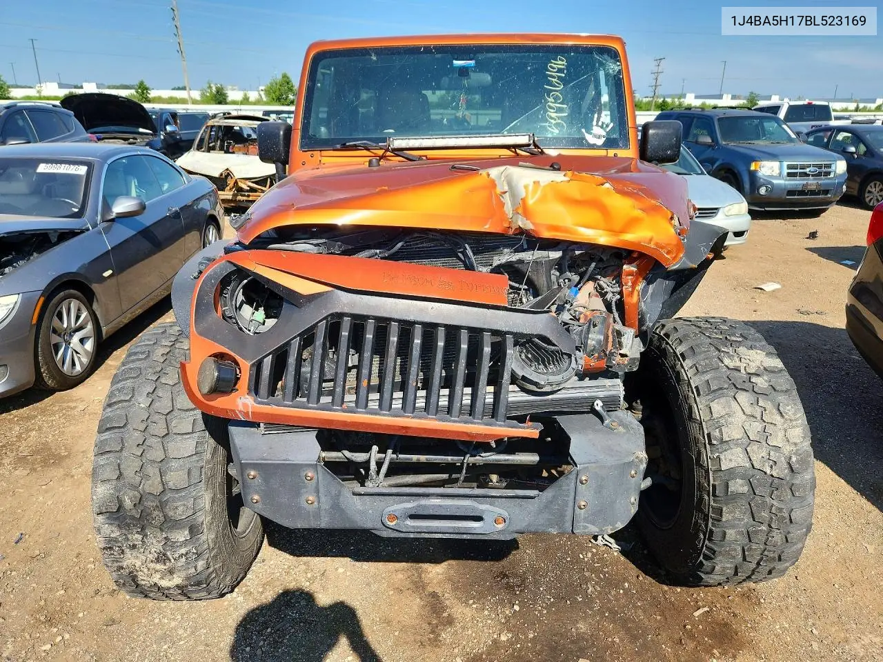 2011 Jeep Wrangler Unlimited Sahara VIN: 1J4BA5H17BL523169 Lot: 59956496