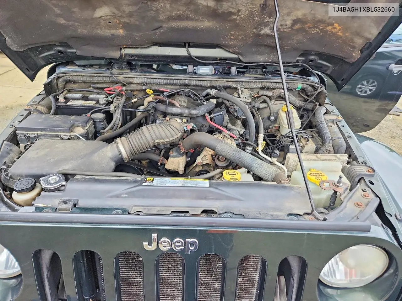 2011 Jeep Wrangler Unlimited Sahara VIN: 1J4BA5H1XBL532660 Lot: 60155286