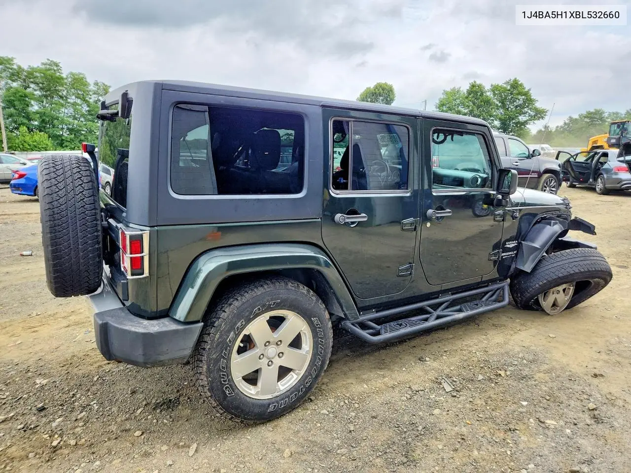 2011 Jeep Wrangler Unlimited Sahara VIN: 1J4BA5H1XBL532660 Lot: 60155286