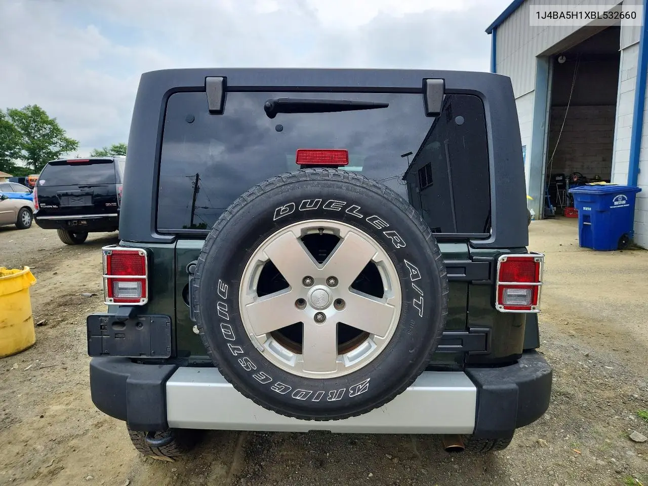 2011 Jeep Wrangler Unlimited Sahara VIN: 1J4BA5H1XBL532660 Lot: 60155286