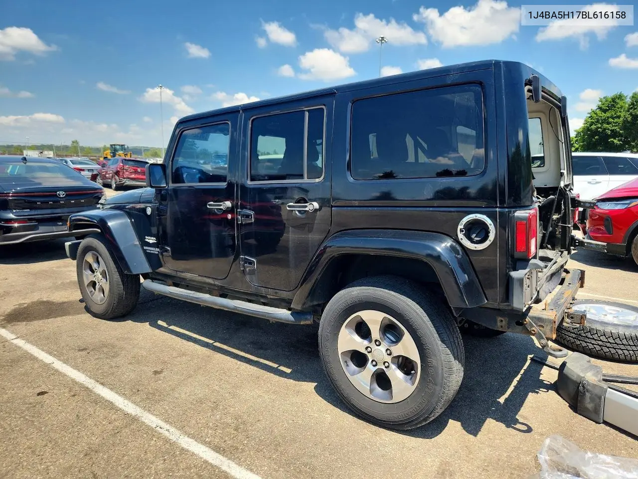 2011 Jeep Wrangler Unlimited Sahara VIN: 1J4BA5H17BL616158 Lot: 60668046