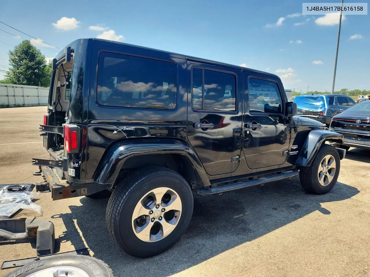 2011 Jeep Wrangler Unlimited Sahara VIN: 1J4BA5H17BL616158 Lot: 60668046