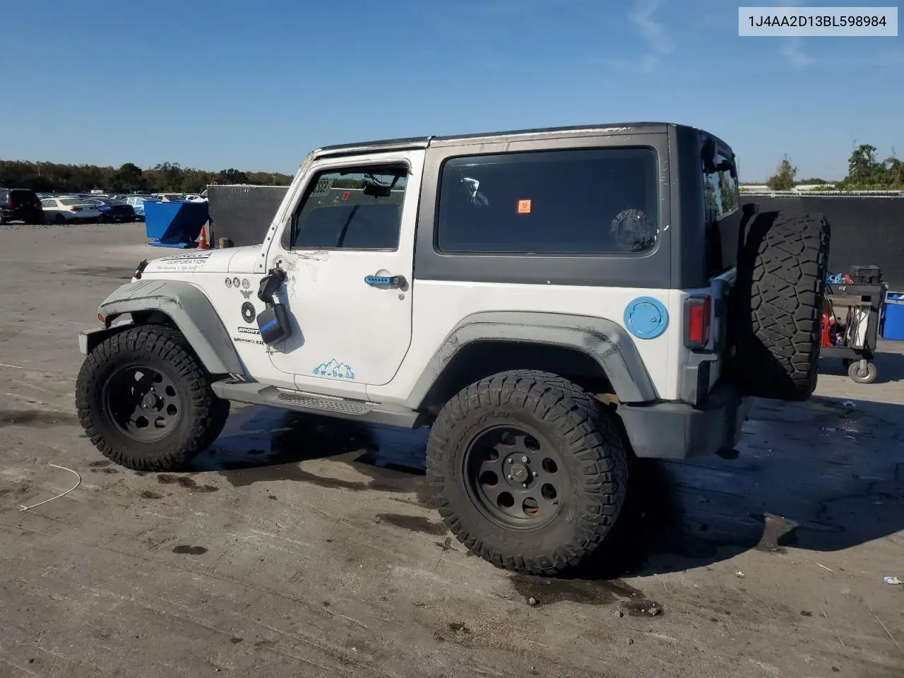 1J4AA2D13BL598984 2011 Jeep Wrangler Sport