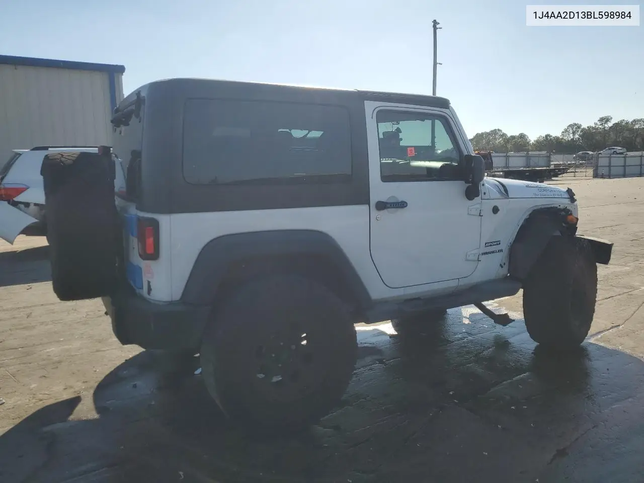 1J4AA2D13BL598984 2011 Jeep Wrangler Sport