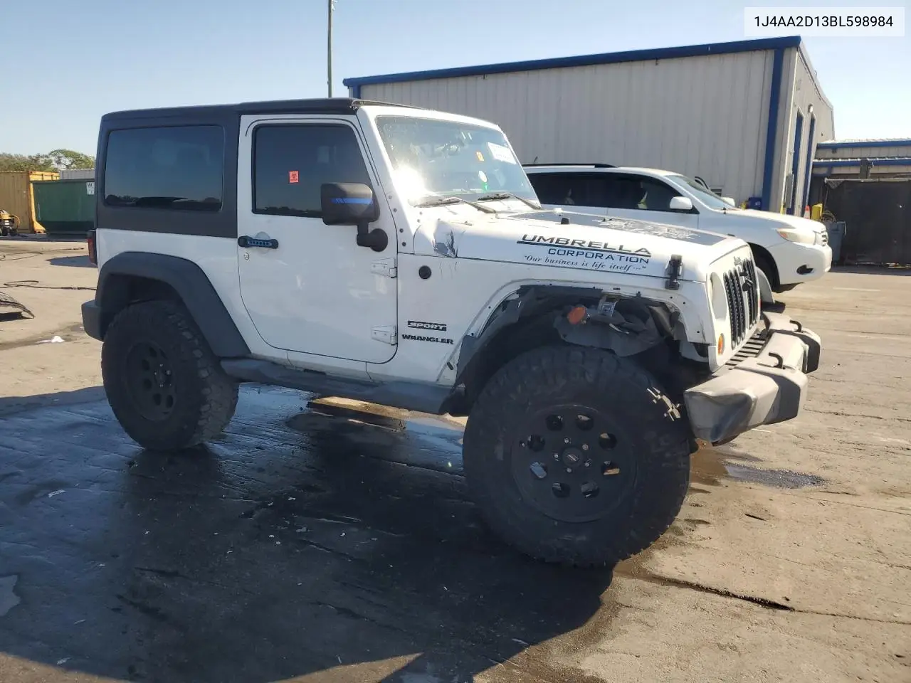 1J4AA2D13BL598984 2011 Jeep Wrangler Sport