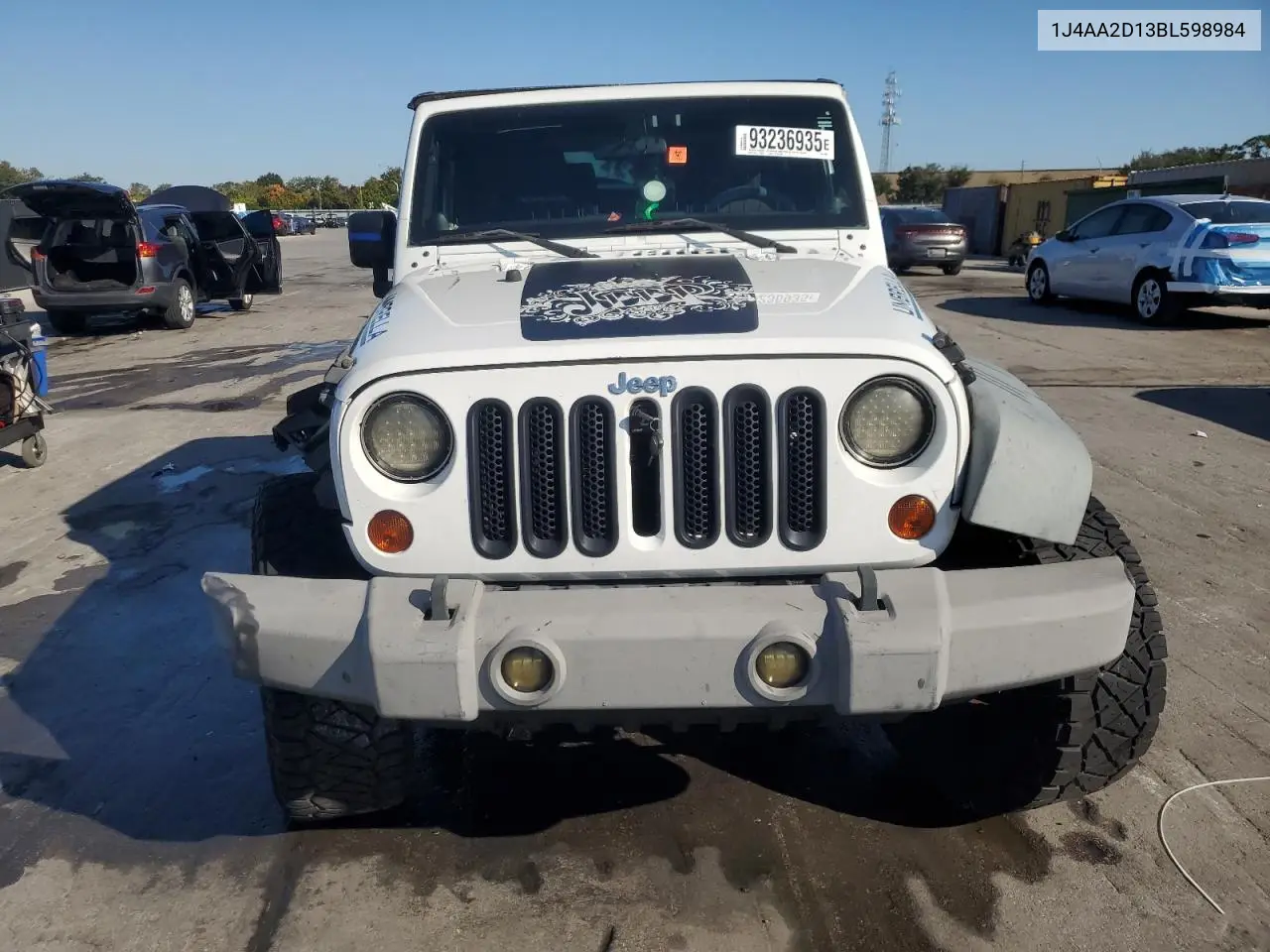 1J4AA2D13BL598984 2011 Jeep Wrangler Sport