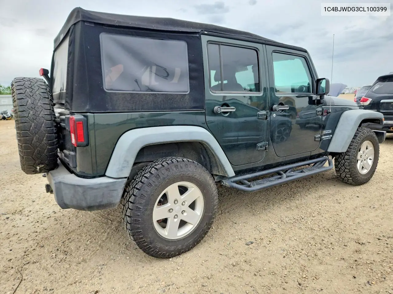 1C4BJWDG3CL100399 2012 Jeep Wrangler Unlimited Sport