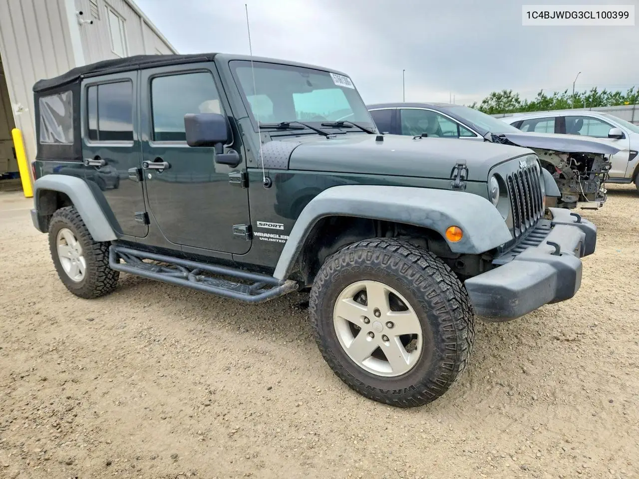 1C4BJWDG3CL100399 2012 Jeep Wrangler Unlimited Sport