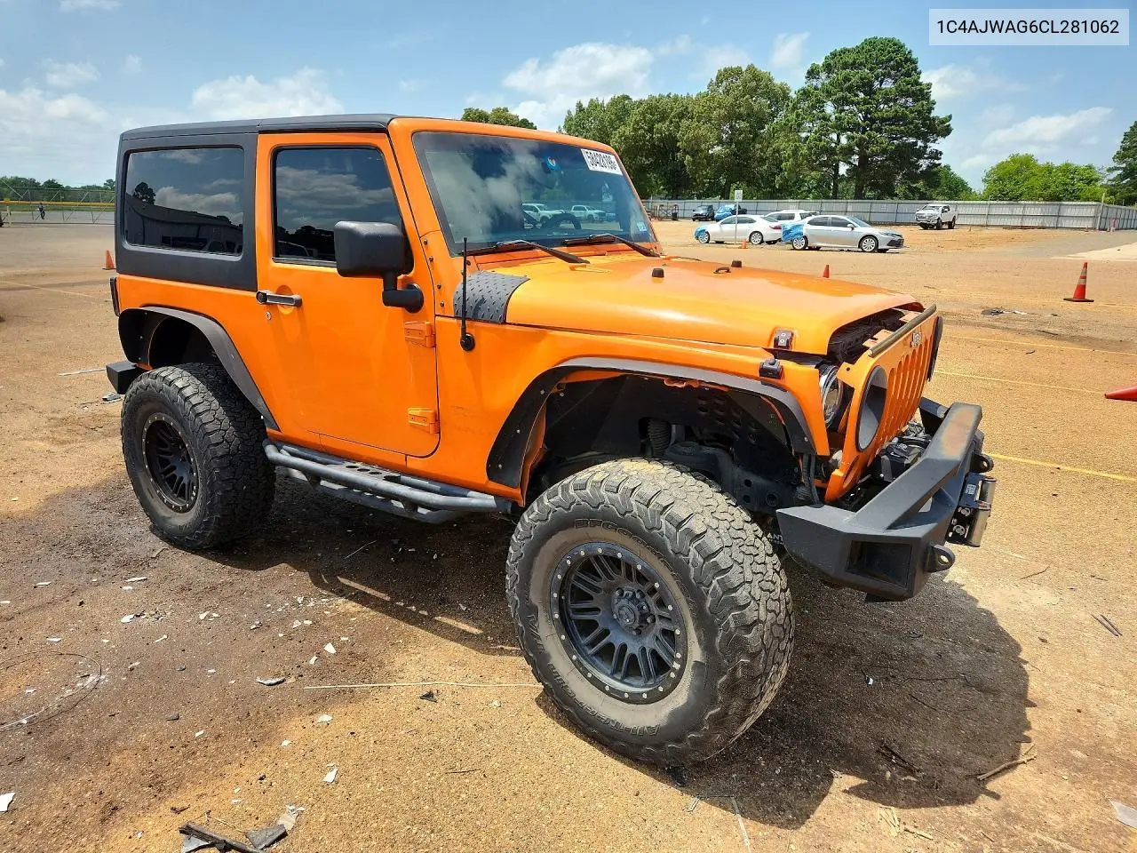 2012 Jeep Wrangler Sport VIN: 1C4AJWAG6CL281062 Lot: 58428196
