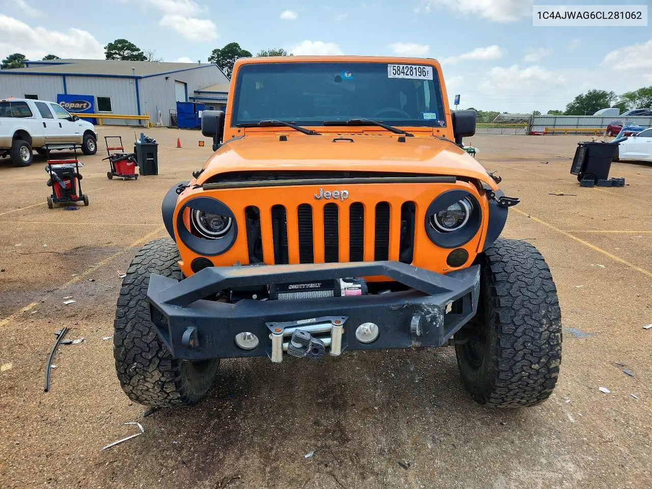 2012 Jeep Wrangler Sport VIN: 1C4AJWAG6CL281062 Lot: 58428196