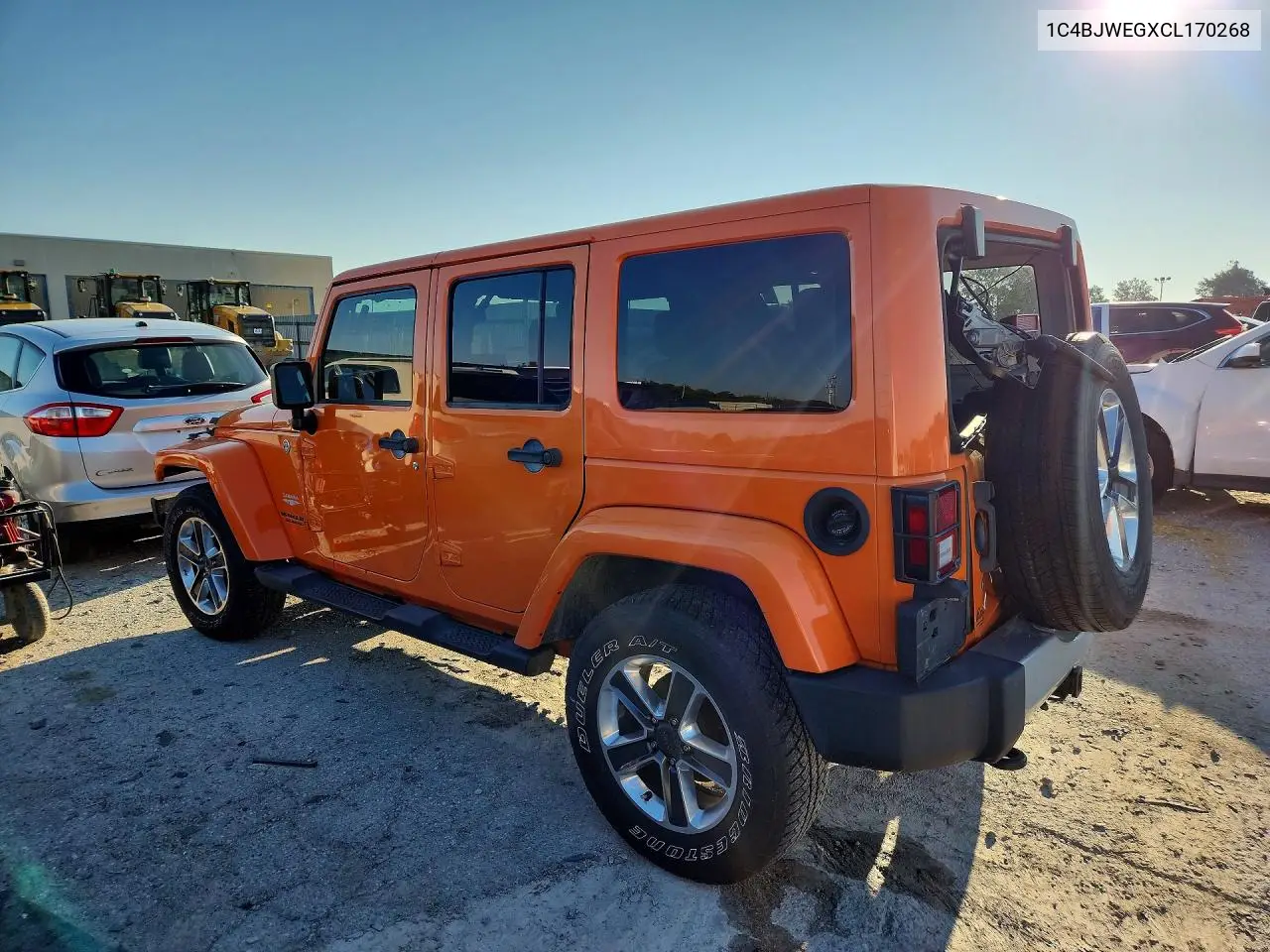 2012 Jeep Wrangler Unlimited Sahara VIN: 1C4BJWEGXCL170268 Lot: 60578996