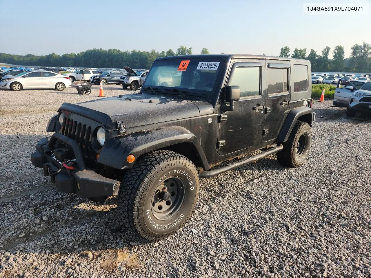 2012 Jep Wrangler VIN: 1J4GA591X9L704071 Lot: 61154626