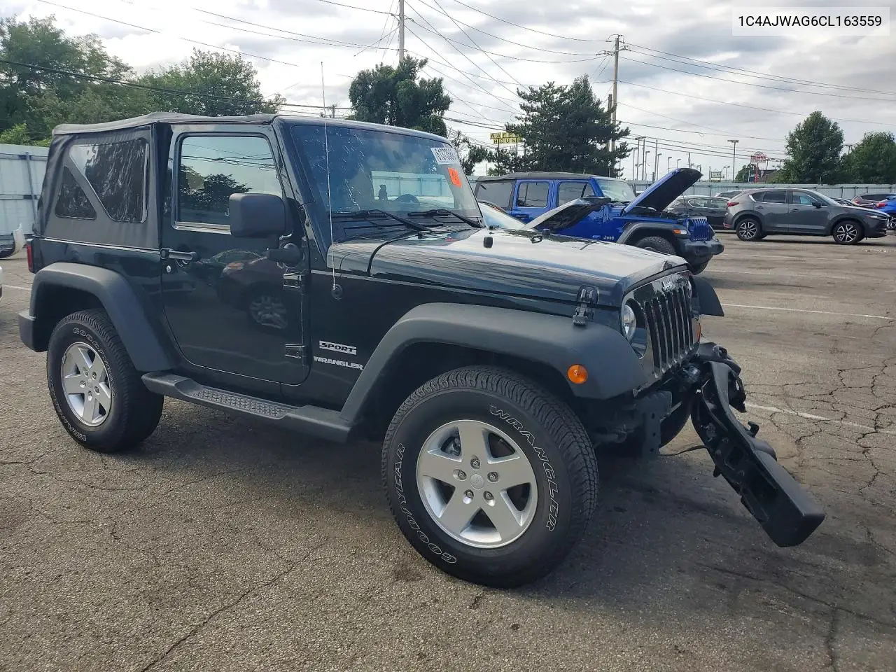 2012 Jeep Wrangler Sport VIN: 1C4AJWAG6CL163559 Lot: 61373586