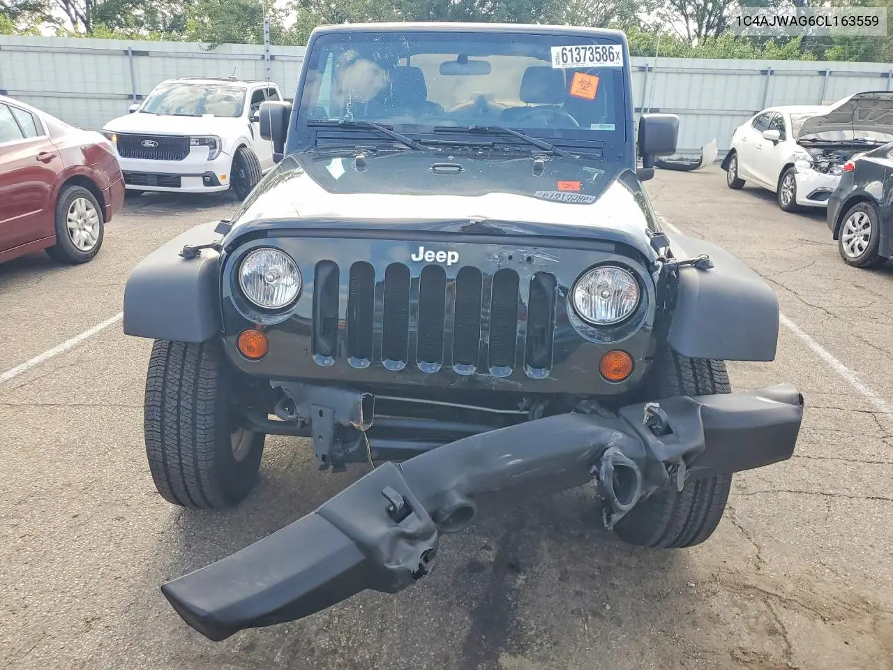 2012 Jeep Wrangler Sport VIN: 1C4AJWAG6CL163559 Lot: 61373586