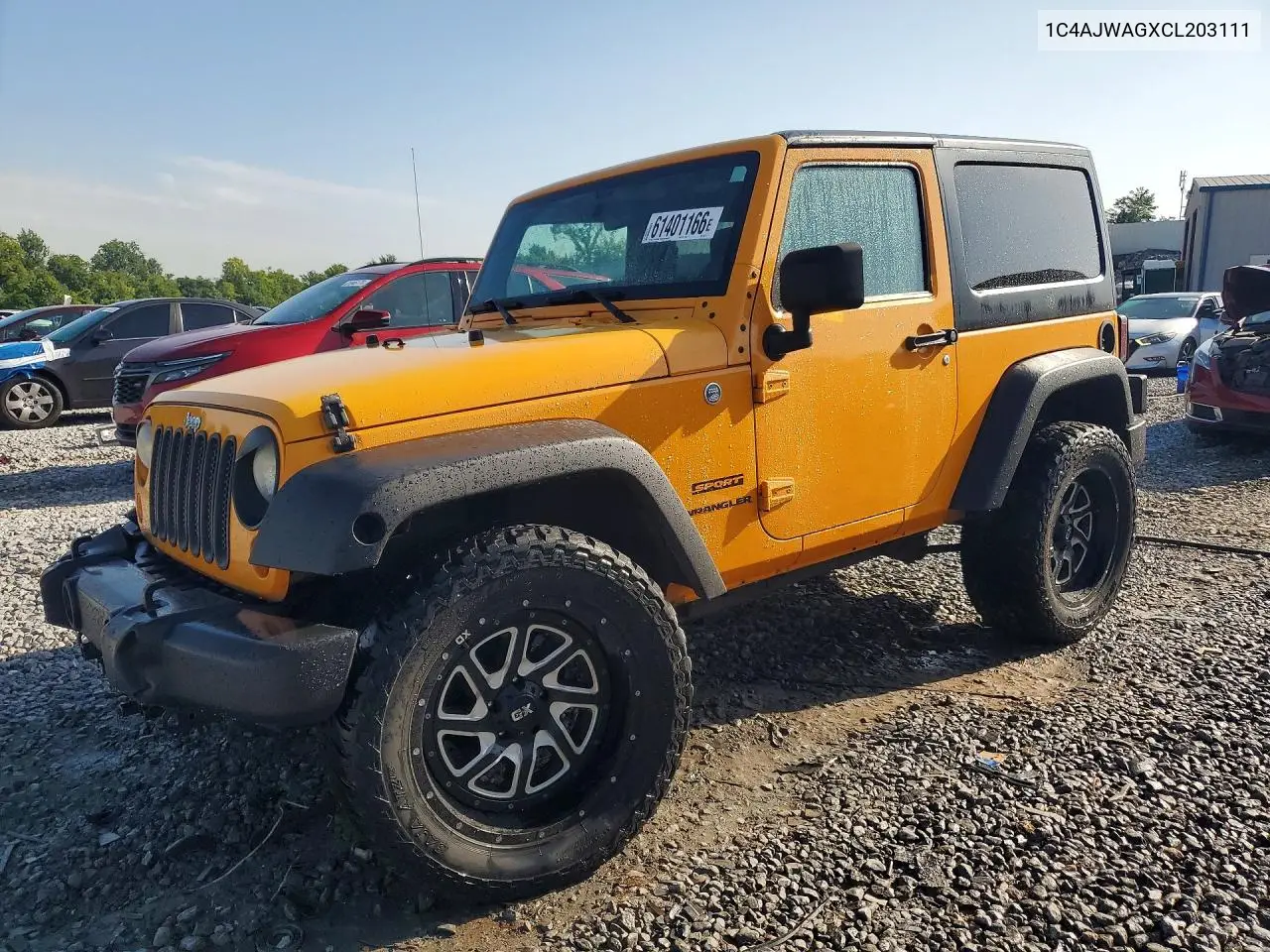 2012 Jeep Wrangler Sport VIN: 1C4AJWAGXCL203111 Lot: 61401166
