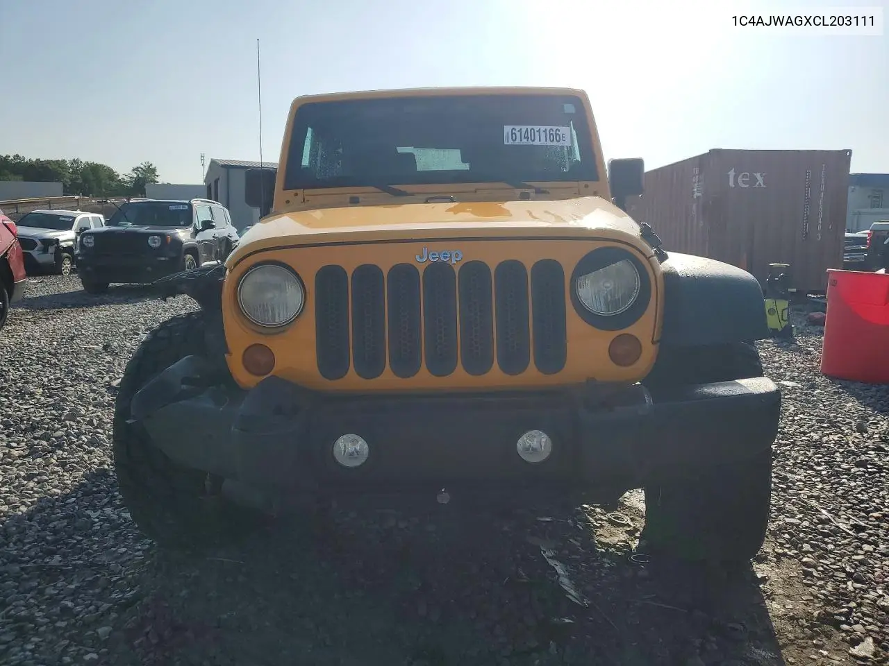 2012 Jeep Wrangler Sport VIN: 1C4AJWAGXCL203111 Lot: 61401166