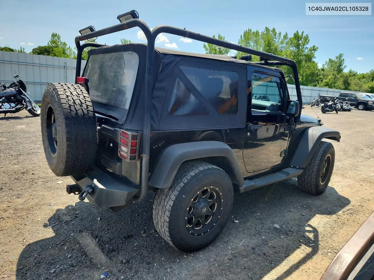 2012 Jeep Wrangler Sport VIN: 1C4GJWAG2CL105328 Lot: 62026106
