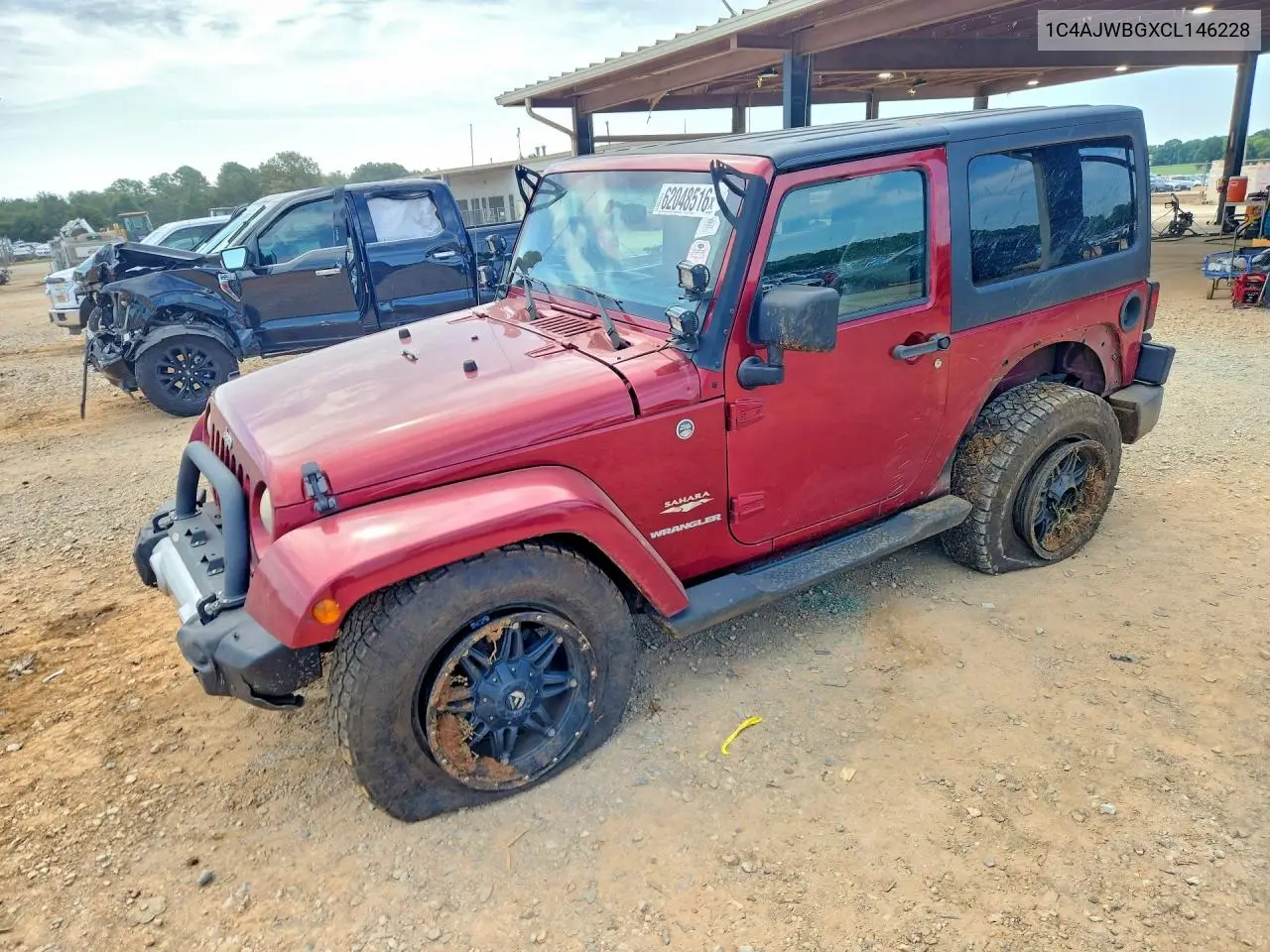 2012 Jeep Wrangler Sahara VIN: 1C4AJWBGXCL146228 Lot: 62048516