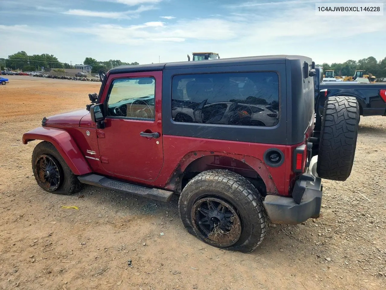 2012 Jeep Wrangler Sahara VIN: 1C4AJWBGXCL146228 Lot: 62048516