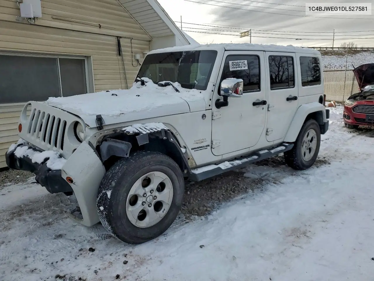 1C4BJWEG1DL527581 2013 Jeep Wrangler Unlimited Sahara