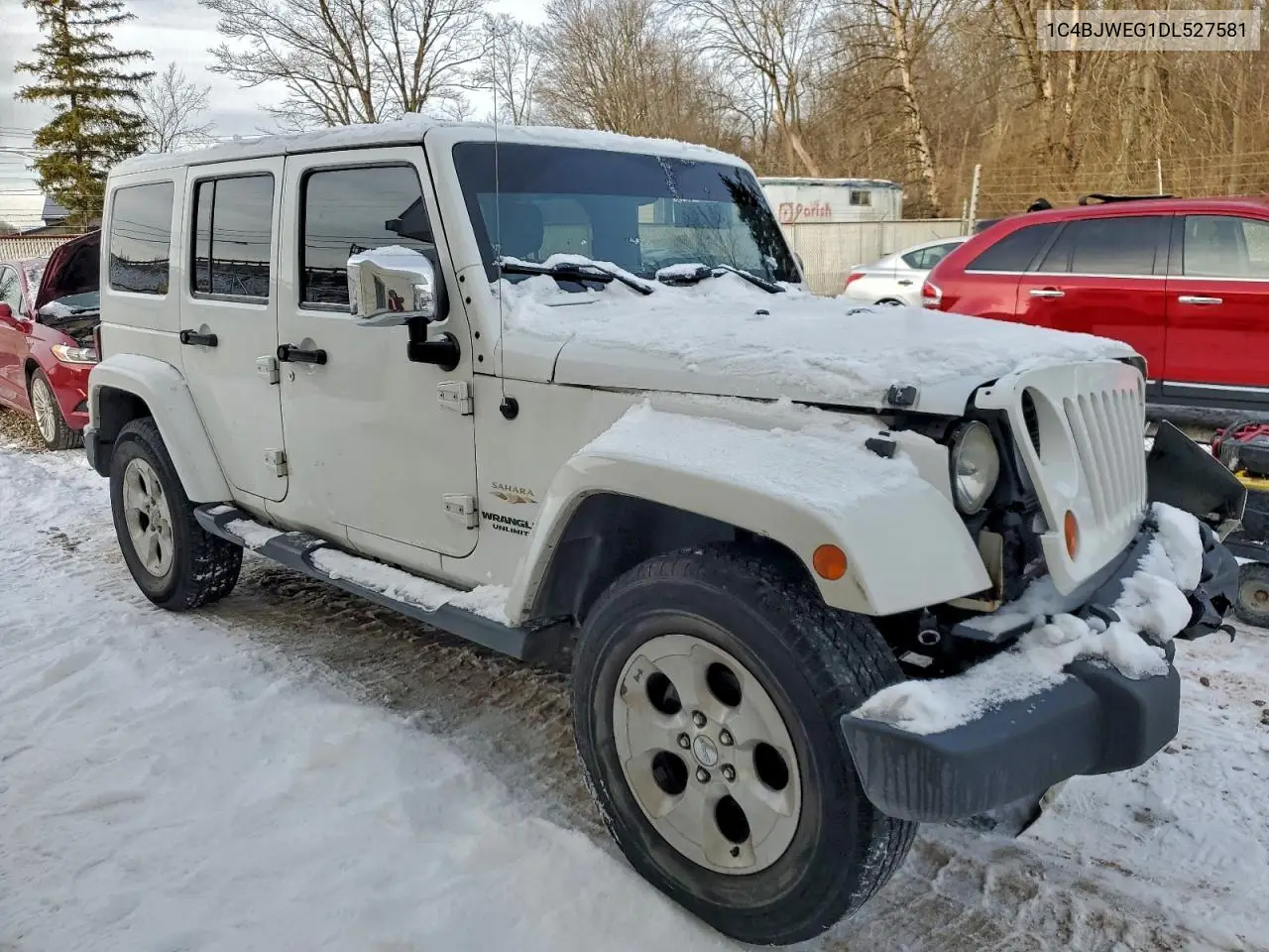 1C4BJWEG1DL527581 2013 Jeep Wrangler Unlimited Sahara
