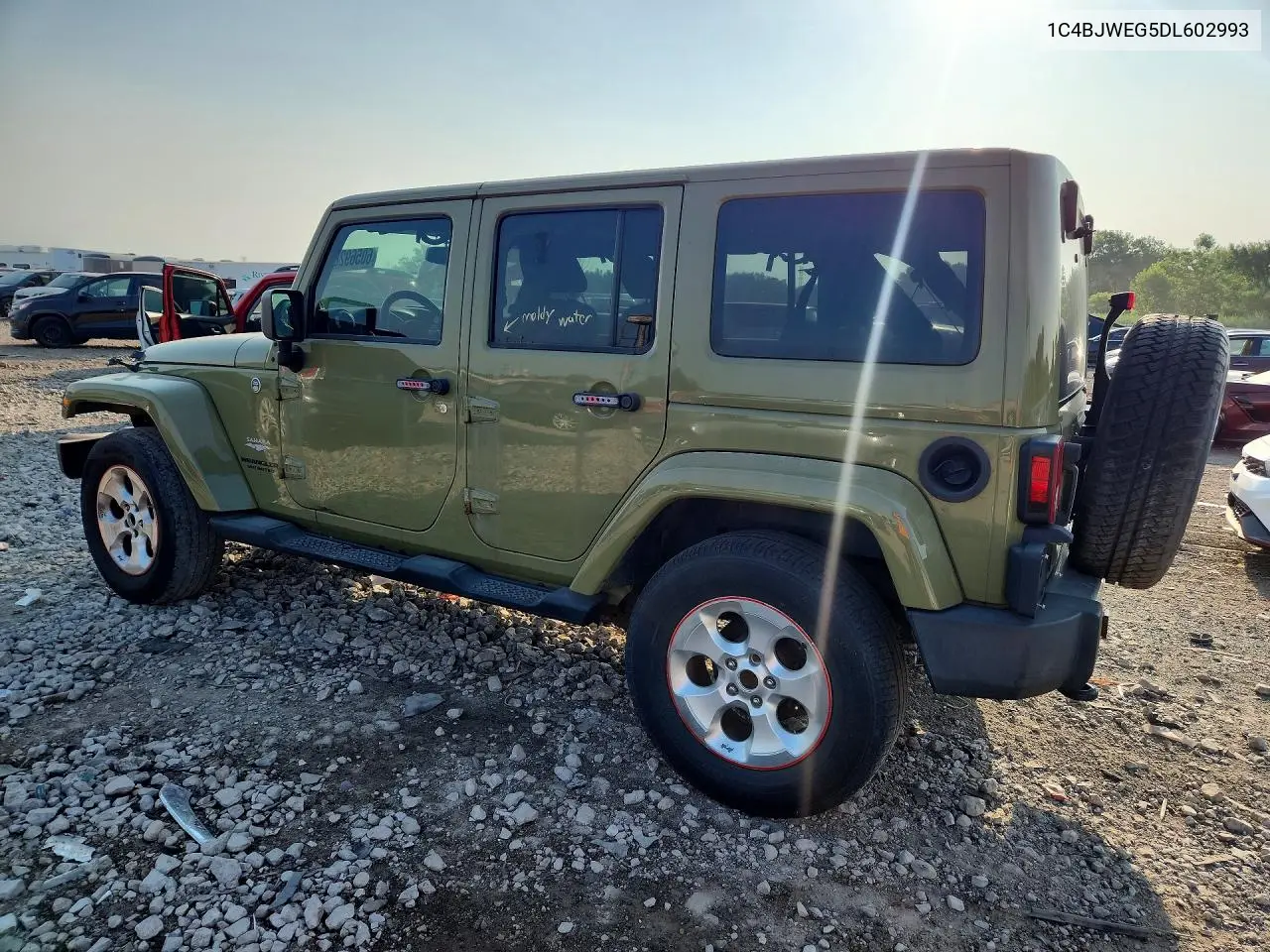 2013 Jeep Wrangler Unlimited Sahara VIN: 1C4BJWEG5DL602993 Lot: 60569286