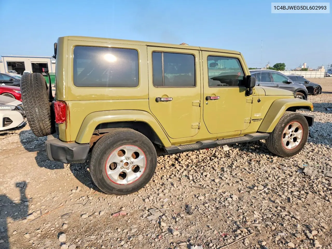2013 Jeep Wrangler Unlimited Sahara VIN: 1C4BJWEG5DL602993 Lot: 60569286