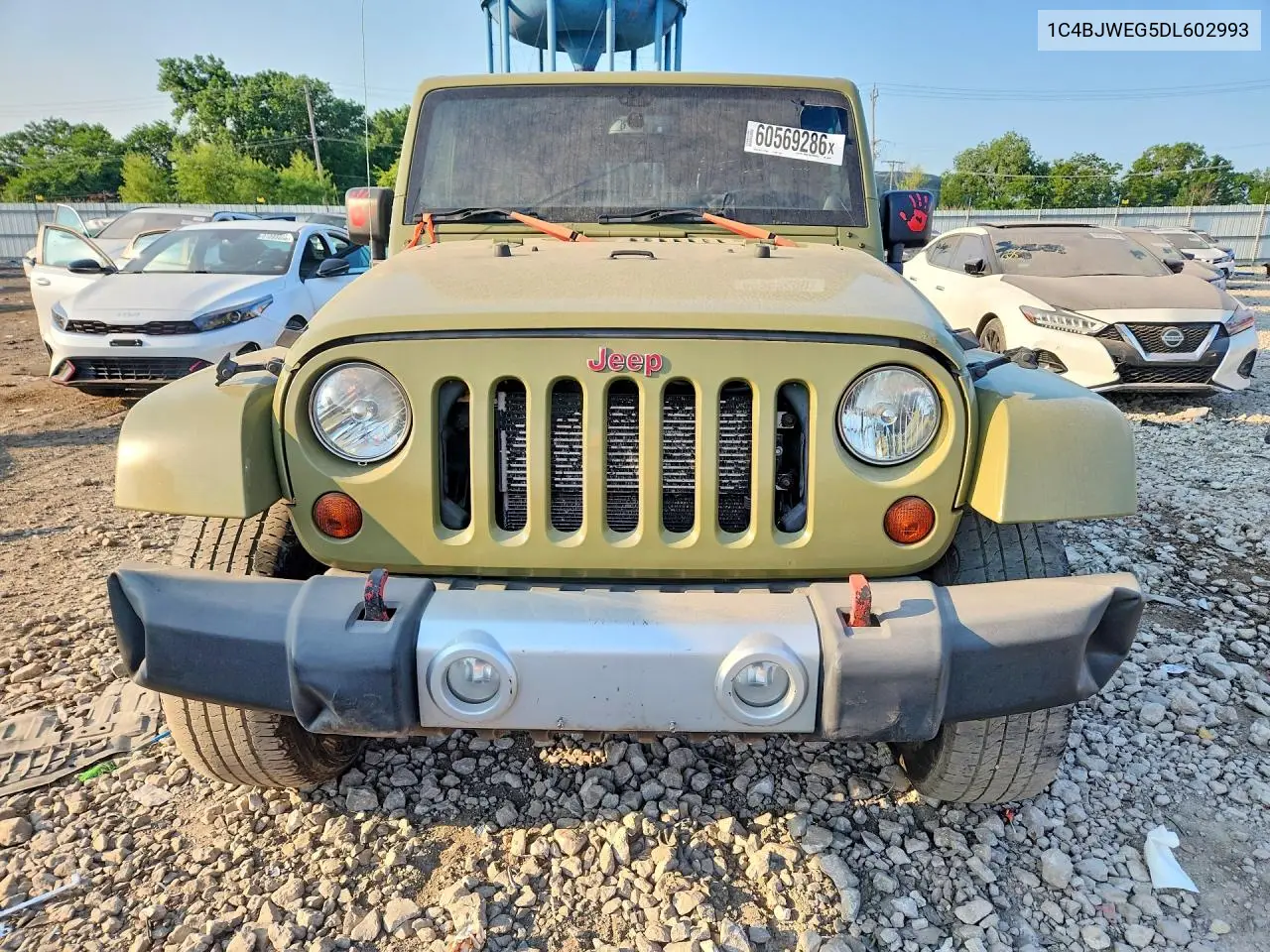 2013 Jeep Wrangler Unlimited Sahara VIN: 1C4BJWEG5DL602993 Lot: 60569286