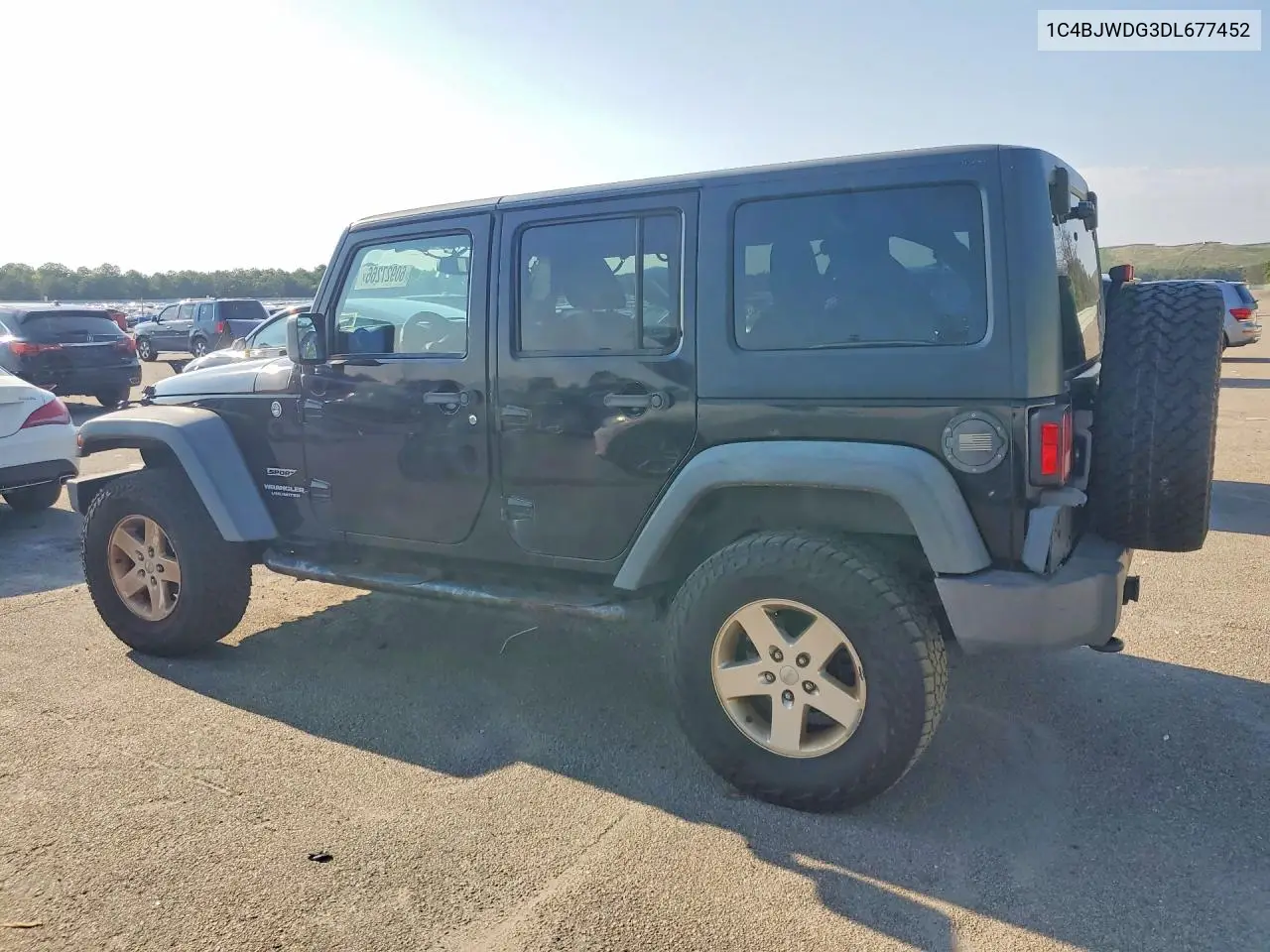 2013 Jeep Wrangler Unlimited Sport VIN: 1C4BJWDG3DL677452 Lot: 60927266