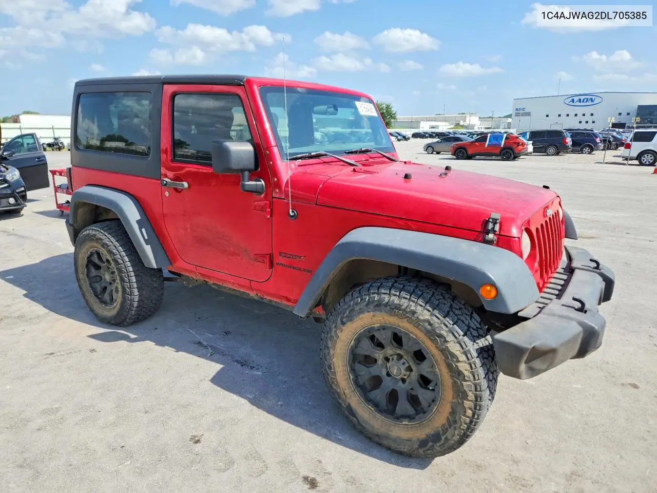 2013 Jeep Wrangler Sport VIN: 1C4AJWAG2DL705385 Lot: 61694386