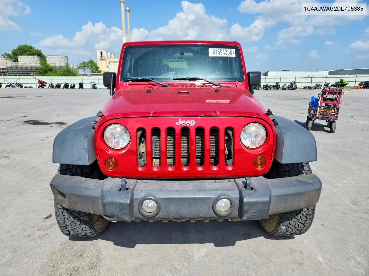 2013 Jeep Wrangler Sport VIN: 1C4AJWAG2DL705385 Lot: 61694386