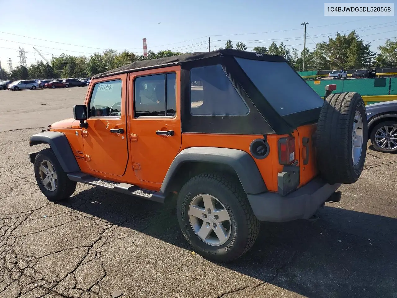2013 Jeep Wrangler Unlimited Sport VIN: 1C4BJWDG5DL520568 Lot: 61841916